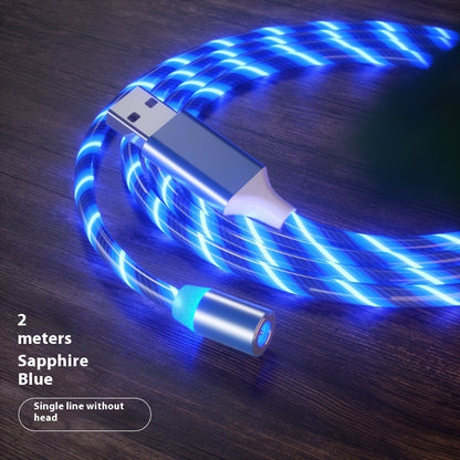 Magnetic Fast Charging Cable with LED Lighting – Micro USB & Type-C Magnetic Charger