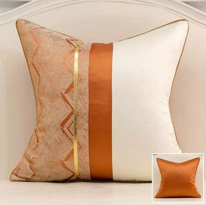 Fashion Splicing Pillow Cover – Modern Home & Model Room Decorative Cushion Case