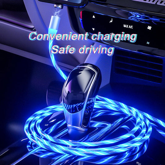 Magnetic Fast Charging Cable with LED Lighting – Micro USB & Type-C Magnetic Charger