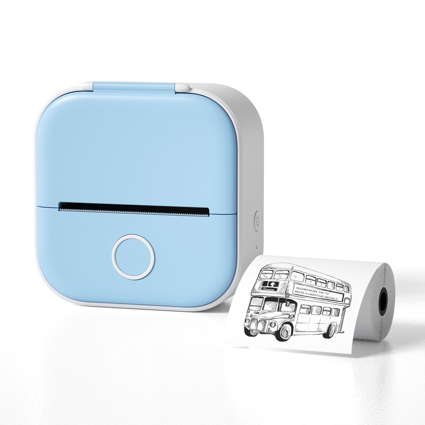 Portable Mini Thermal Printer – Bluetooth Inkless Photo, Label & Sticker Printer for Phone