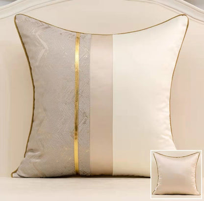Fashion Splicing Pillow Cover – Modern Home & Model Room Decorative Cushion Case