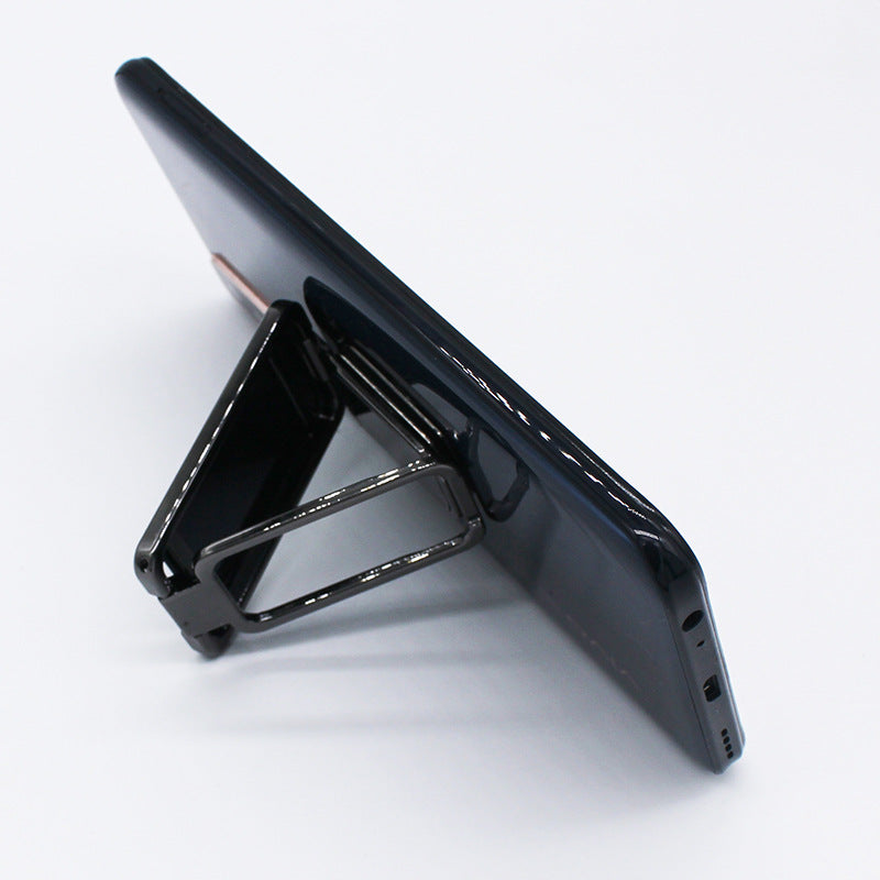 Foldable Phone Ring Holder – Magnetic Retractable Finger Grip & Desktop Stand