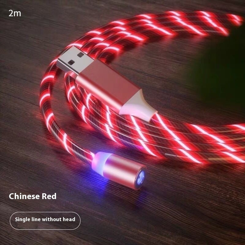 Magnetic Fast Charging Cable with LED Lighting – Micro USB & Type-C Magnetic Charger