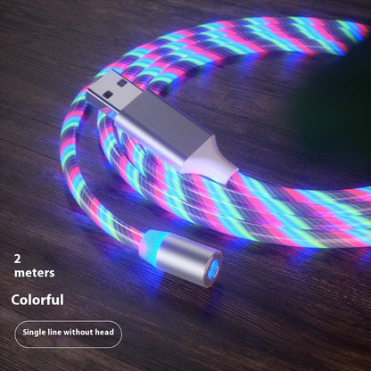 Magnetic Fast Charging Cable with LED Lighting – Micro USB & Type-C Magnetic Charger