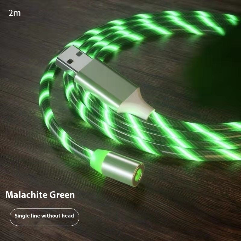 Magnetic Fast Charging Cable with LED Lighting – Micro USB & Type-C Magnetic Charger