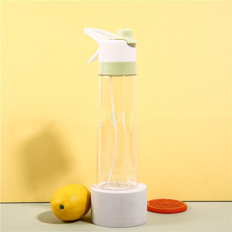 Large Capacity 2-in-1 Spray Water Bottle – Portable Mist & Drink Hydration Bottle for Outdoor Sports, Fitness, Travel & Daily Use