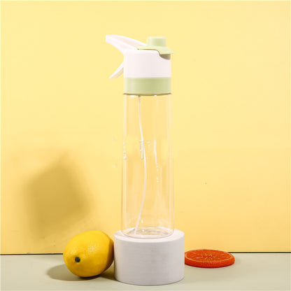 Large Capacity 2-in-1 Spray Water Bottle – Portable Mist & Drink Hydration Bottle for Outdoor Sports, Fitness, Travel & Daily Use