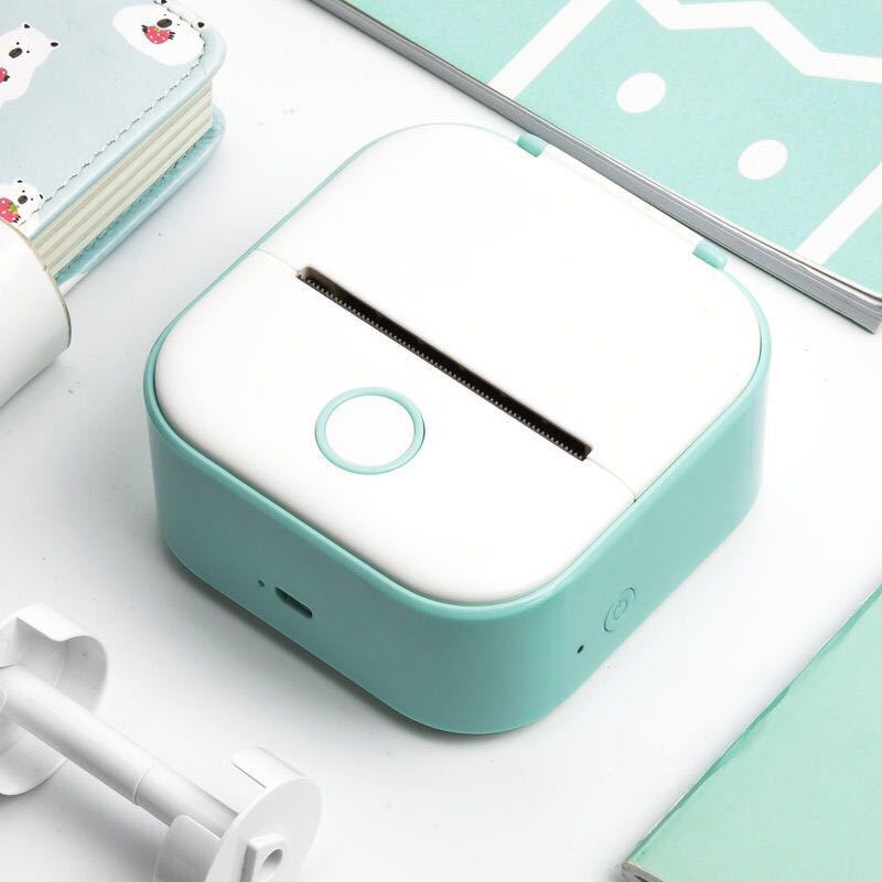 Portable Mini Thermal Printer – Bluetooth Inkless Photo, Label & Sticker Printer for Phone