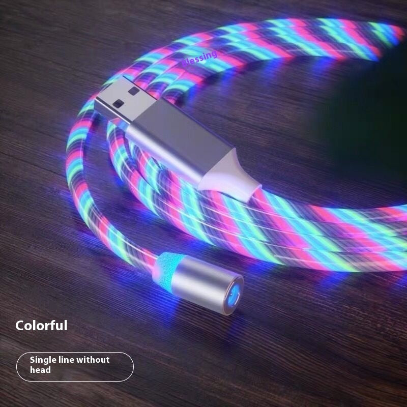 Magnetic Fast Charging Cable with LED Lighting – Micro USB & Type-C Magnetic Charger