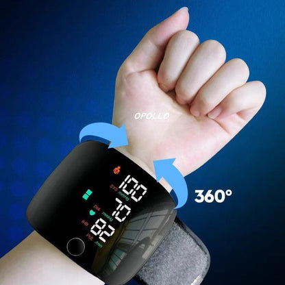 Digital Wrist Blood Pressure Monitor – Automatic BP Machine with Voice Function