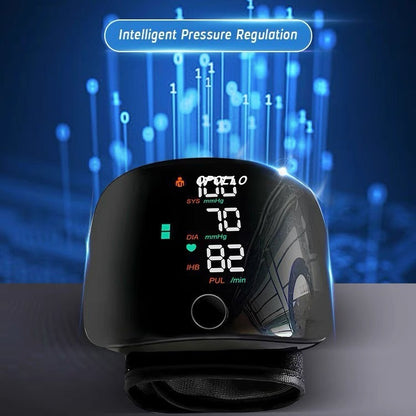 Digital Wrist Blood Pressure Monitor – Automatic BP Machine with Voice Function