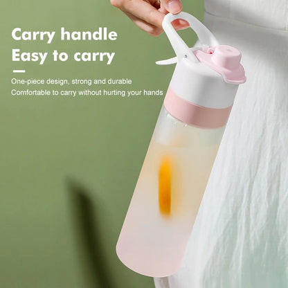 Large Capacity 2-in-1 Spray Water Bottle – Portable Mist & Drink Hydration Bottle for Outdoor Sports, Fitness, Travel & Daily Use