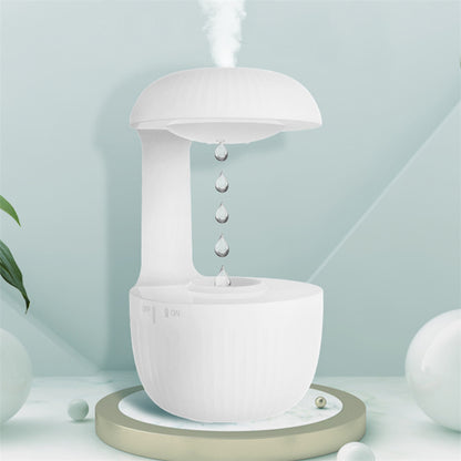 Anti-Gravity Air Humidifier – Levitating Water Drop Cool Mist Maker with Quiet Counter-current Flow