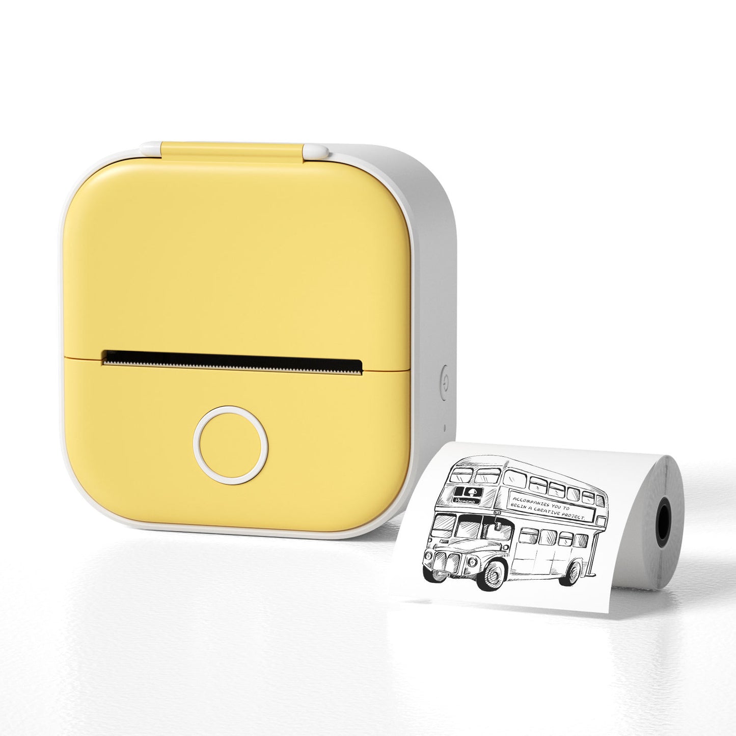 Portable Mini Thermal Printer – Bluetooth Inkless Photo, Label & Sticker Printer for Phone