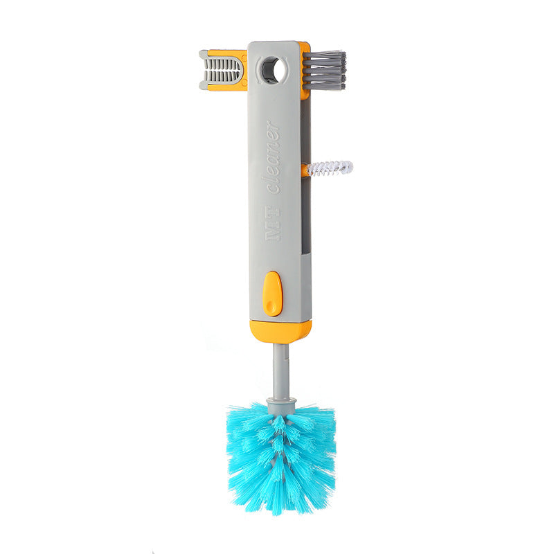 4-in-1 Multi-Function Bottle Gap Cleaning Brush – Silicone U-Shaped Cup Cleaner Tool for Water Bottles & Kitchen Use