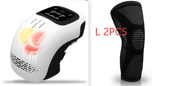 Rechargeable Heated Knee Massager – Intelligent Infrared Vibration Knee Brace for Pain Relief, Joint Support & Relaxation