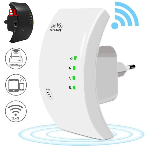EASYIDEA WR101000 WIFI Repeater &amp; Signal Booster – 300Mbps