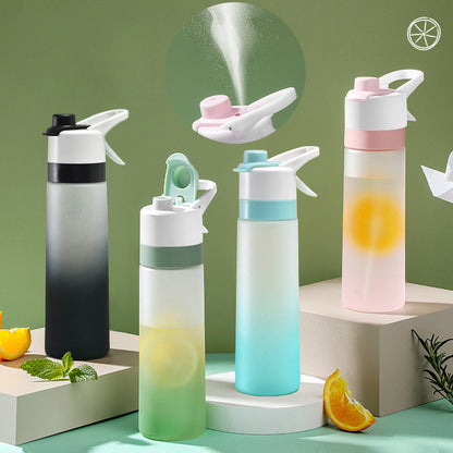 Large Capacity 2-in-1 Spray Water Bottle – Portable Mist & Drink Hydration Bottle for Outdoor Sports, Fitness, Travel & Daily Use