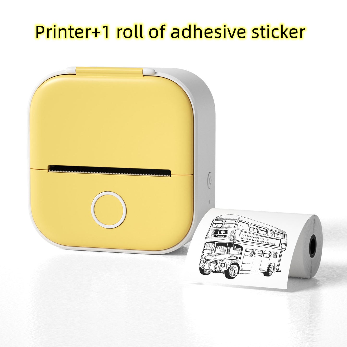 Portable Mini Thermal Printer – Bluetooth Inkless Photo, Label & Sticker Printer for Phone