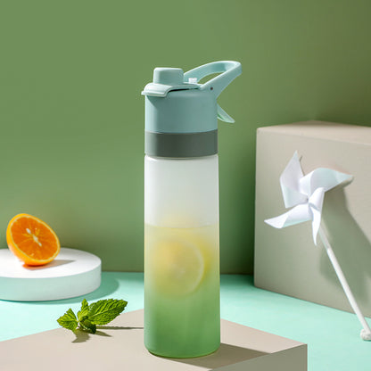 Large Capacity 2-in-1 Spray Water Bottle – Portable Mist & Drink Hydration Bottle for Outdoor Sports, Fitness, Travel & Daily Use