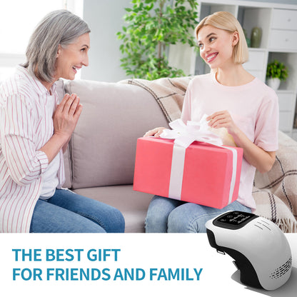 Rechargeable Heated Knee Massager – Intelligent Infrared Vibration Knee Brace for Pain Relief, Joint Support & Relaxation